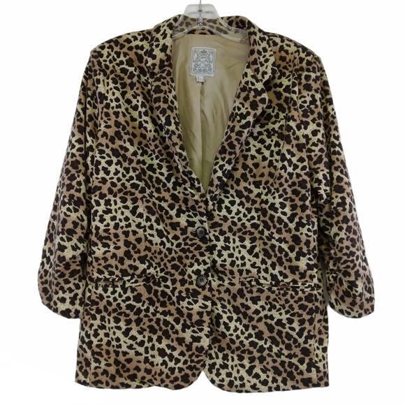 Maxim Studio leopard blazer Large - Picture 1 of 15